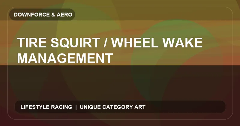 Tire Squirt / Wheel Wake Management